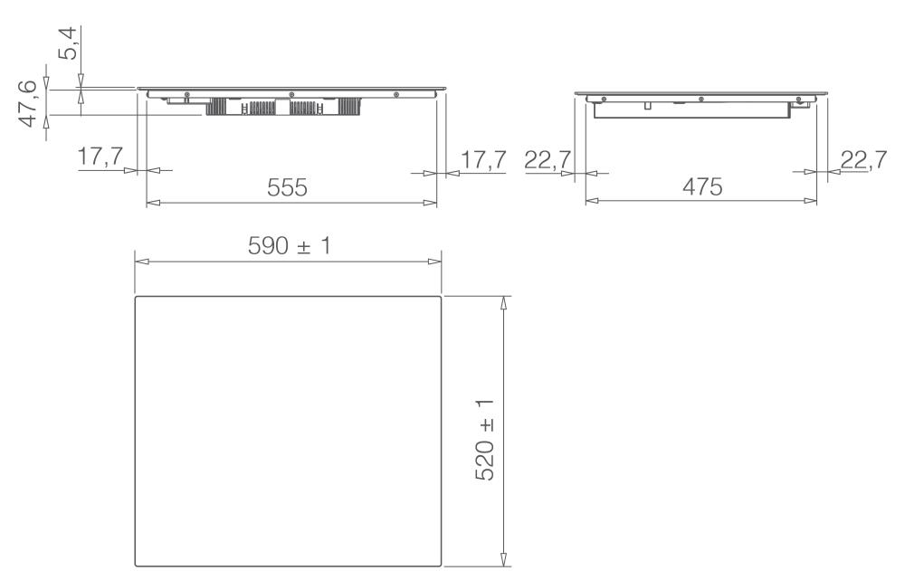 Схема с размерами