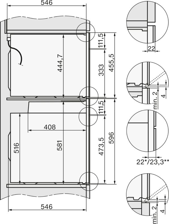 Схема с размерами