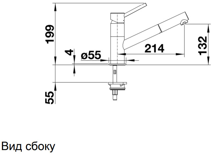 Схема с размерами