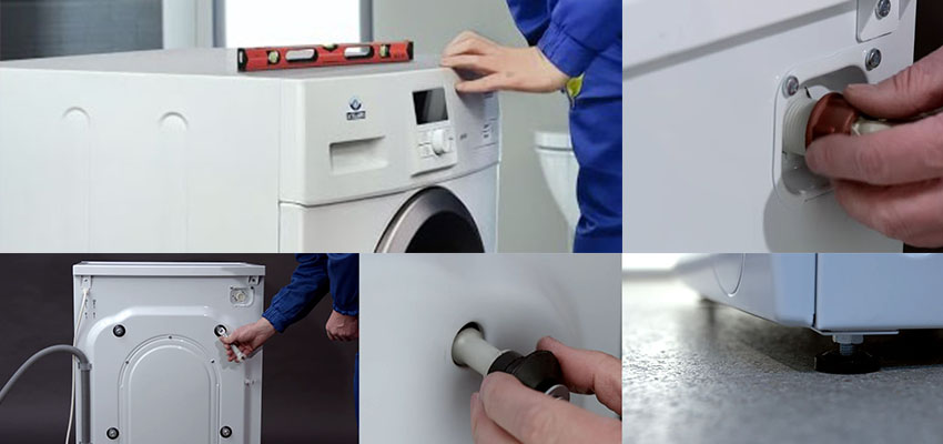 Встраиваемая стиральная машина в ванной Стиральная машина в коридоре