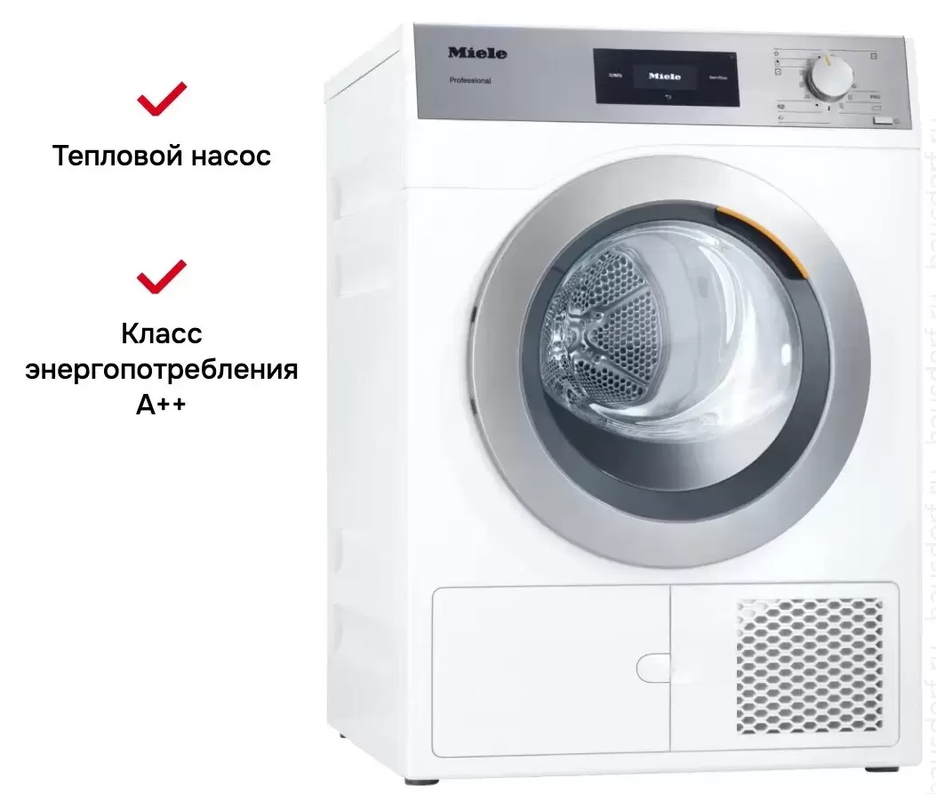Обзор сушильной машины Miele PDR507HP RU LW