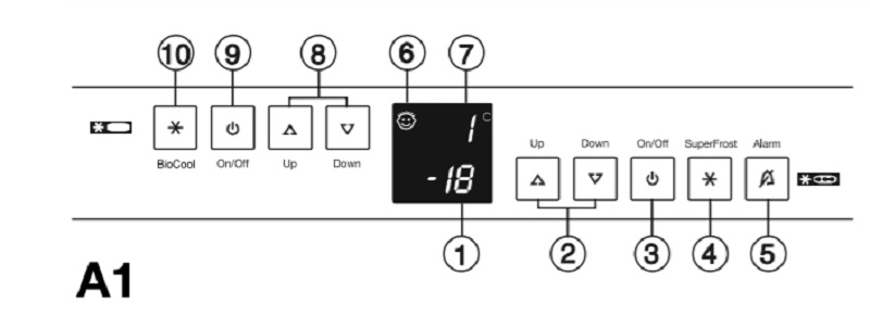 Как выставить температуру в холодильнике Liebherr 
