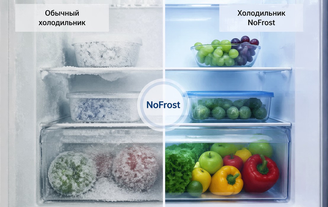 No Frost, Frost Free, Total No Frost и капельная разморозка — в чем разница