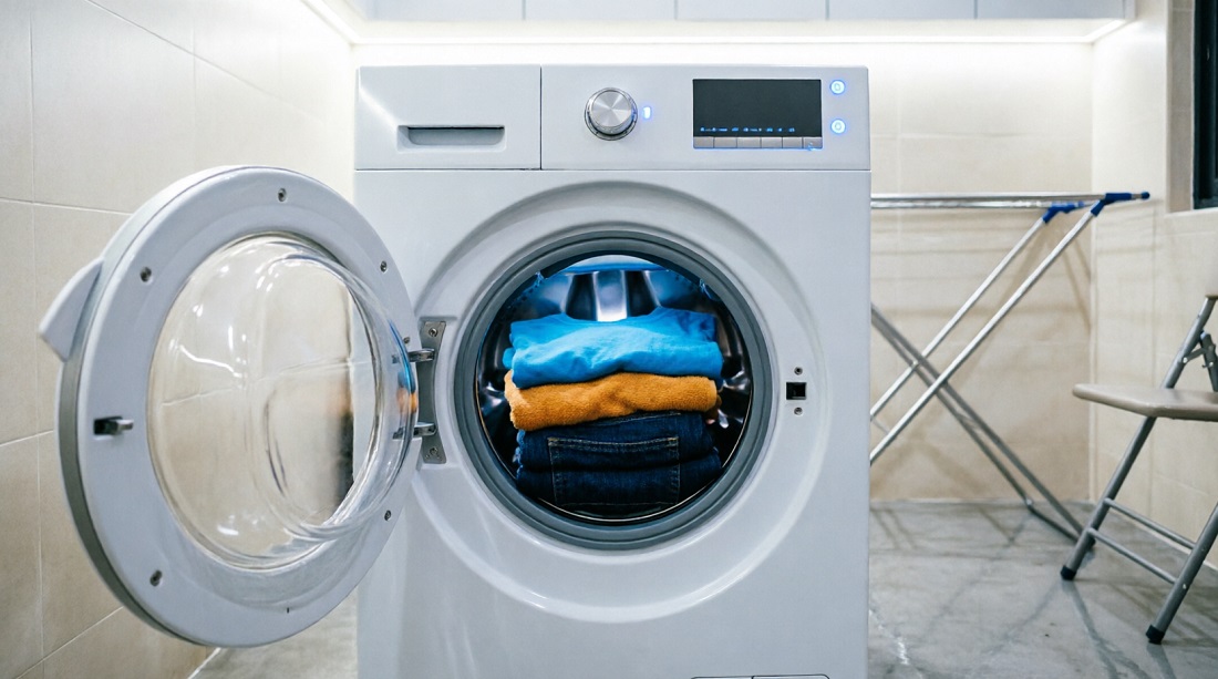 Стиральная машина с полной загрузкой