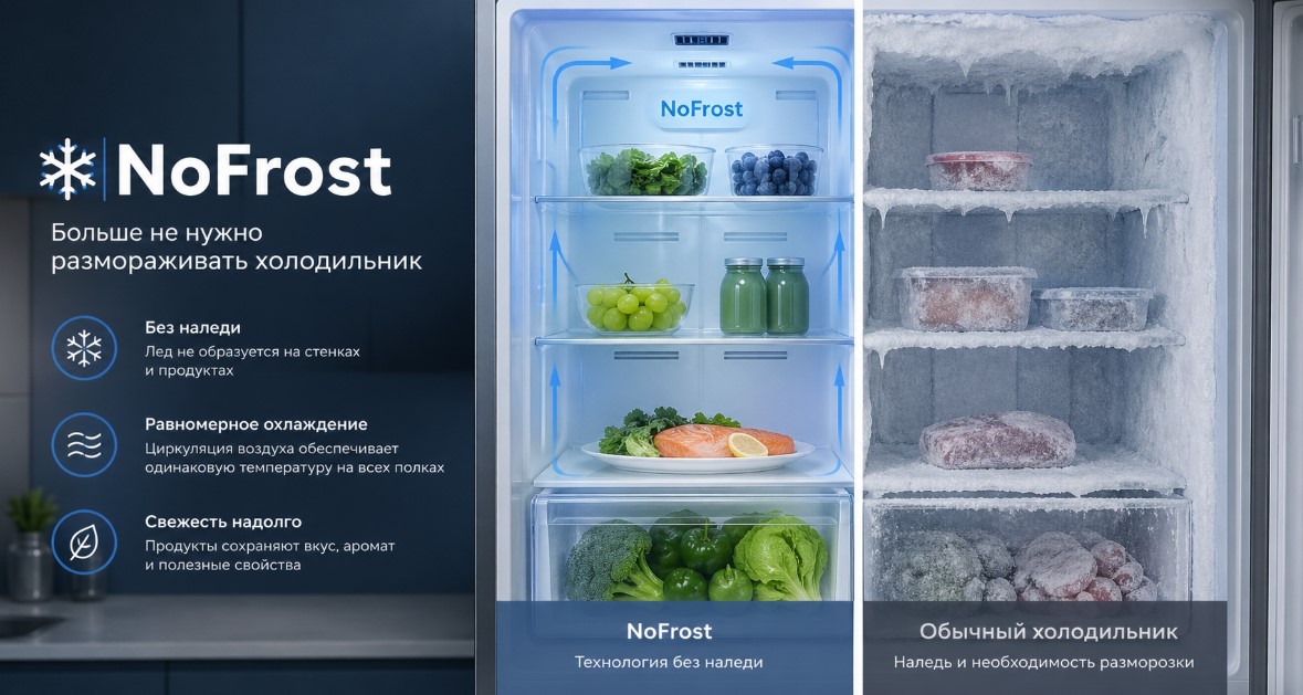 Технологии No Frost в холодильниках Технологии No Frost в холодильниках