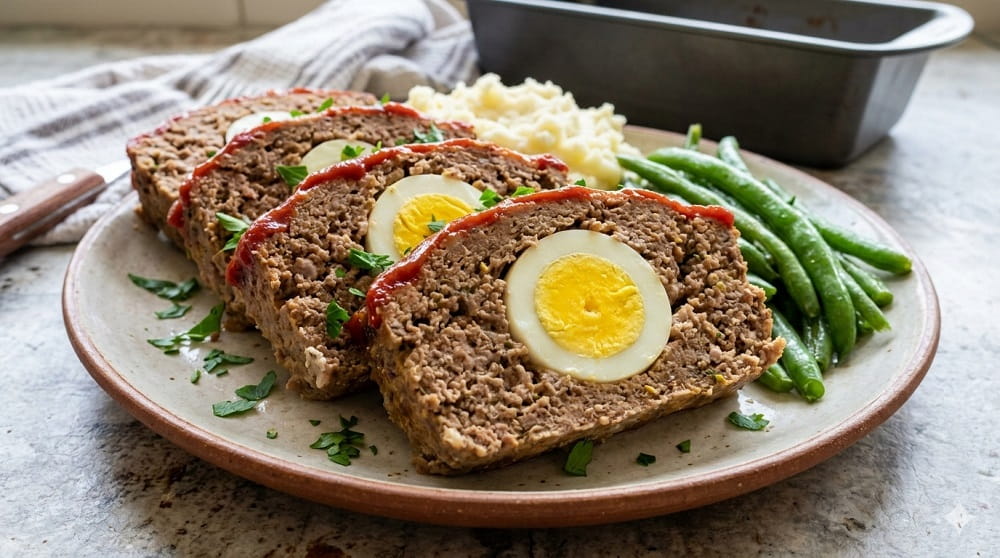 Мясной рулет с яйцом Мясной рулет с яйцом