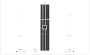 Индукционная варочная панель с вытяжкой Kuppersbusch KMI 8500.0 WR фото