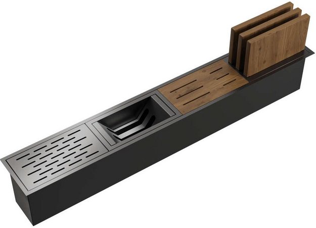 Встраиваемая сушка для посуды с вставками Omoikiri DRY-01 GM (preview 1)