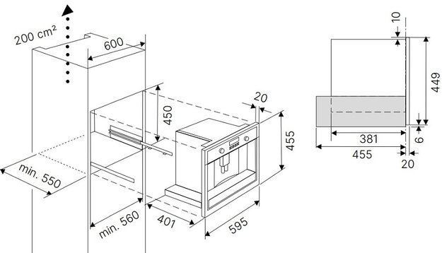 Встраиваемая кофемашина Kuppersbusch CKV 6800.0 W2 Black Chrome (preview 4)