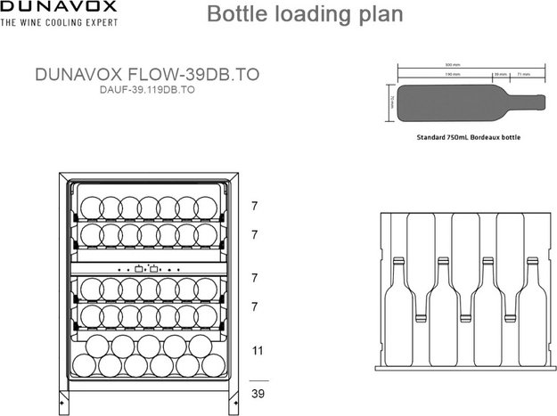 Винный шкаф Dunavox DAUF-39.119DB.TO (фото 5) Винный шкаф Dunavox DAUF-39.119DB.TO (preview 5)