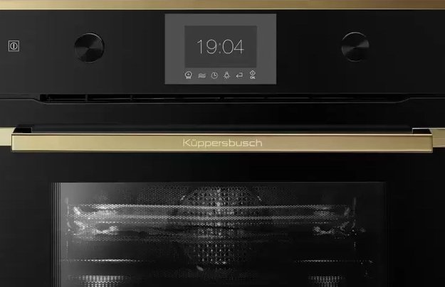 Компактный духовой шкаф с микроволнами Kuppersbusch CBM 6350.0 S4 Gold (preview 2)