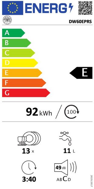 Встраиваемая посудомоечная машина Bertazzoni DW60EPRS (preview 5)