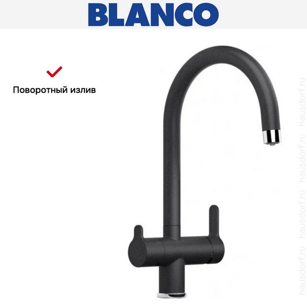 Смеситель Blanco TRIMA 526264 Silgranit антрацит (preview 5)