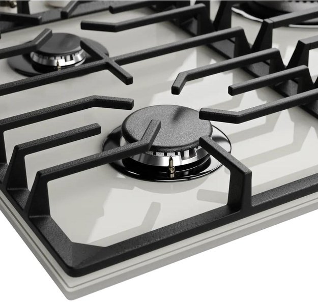 Газовая варочная панель Kuppersberg FG 601 W Silver (preview 4)