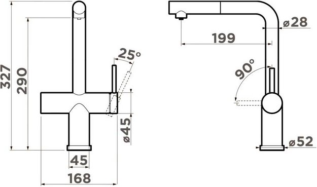 Смеситель Omoikiri KARATSU-S C хром (preview 5)