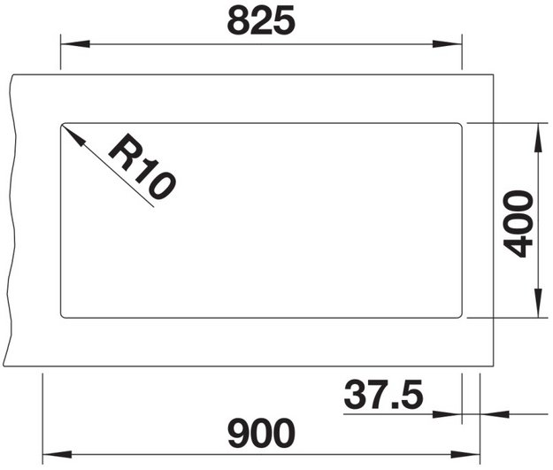 Мойка BLANCO SUBLINE 480/320-U Silgranit черный (preview 5)