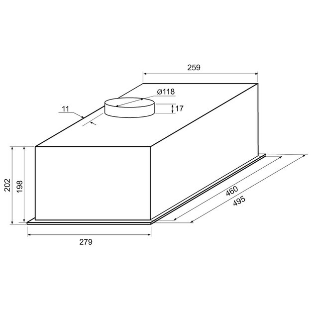 Встраиваемая вытяжка KRONA WERMUT 500 DN WHITE PB (preview 14)