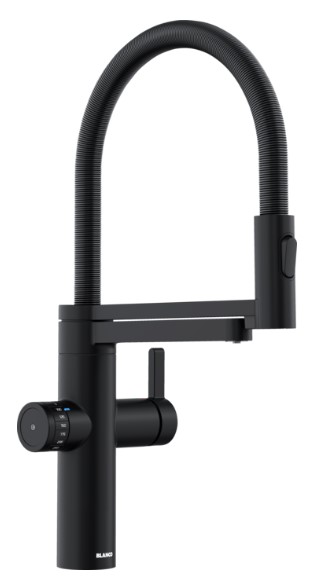 Смеситель 3-в-1 Blanco EVOL-S Pro Filter 526636 матовый черный (фото 1) Смеситель 3-в-1 Blanco EVOL-S Pro Filter 526636 матовый черный (preview 1)