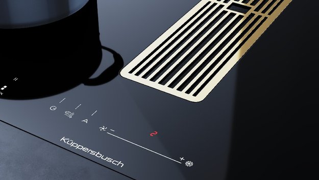 Варочная панель с вытяжкой Kuppersbusch KMI 8590.0 SR Gold (preview 5)