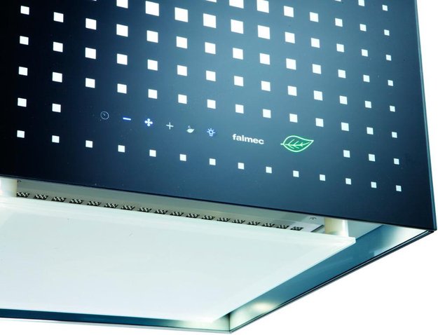 Вытяжка Falmec Rubik isola 43 (450) (с системой E.ion) ECP black (preview 3)