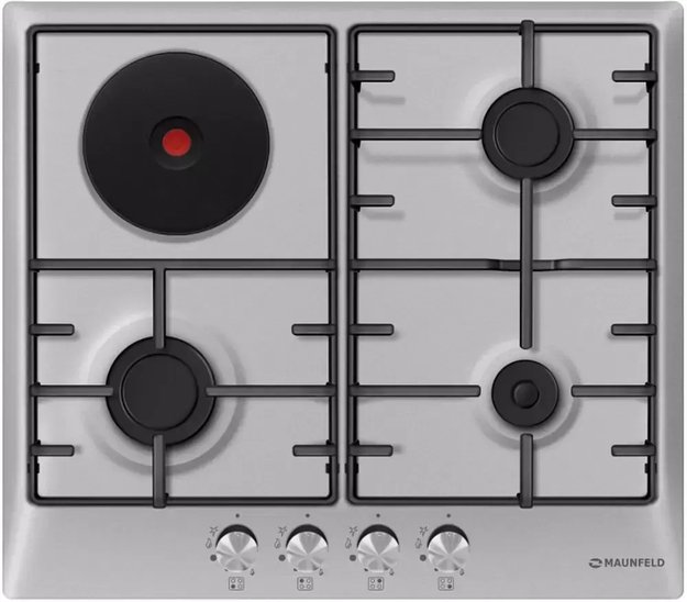 Комбинированная варочная панель MAUNFELD EEHS.64.3CS/KG (фото 1) Комбинированная варочная панель MAUNFELD EEHS.64.3CS/KG (preview 1)