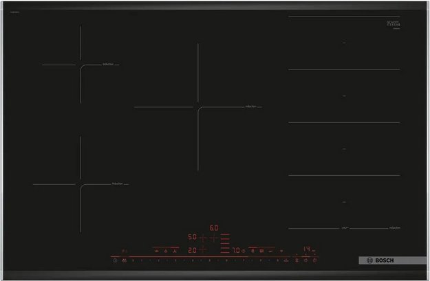 Индукционная варочная панель Bosch PXV875DV1E (фото 2) Индукционная варочная панель Bosch PXV875DV1E (preview 2)