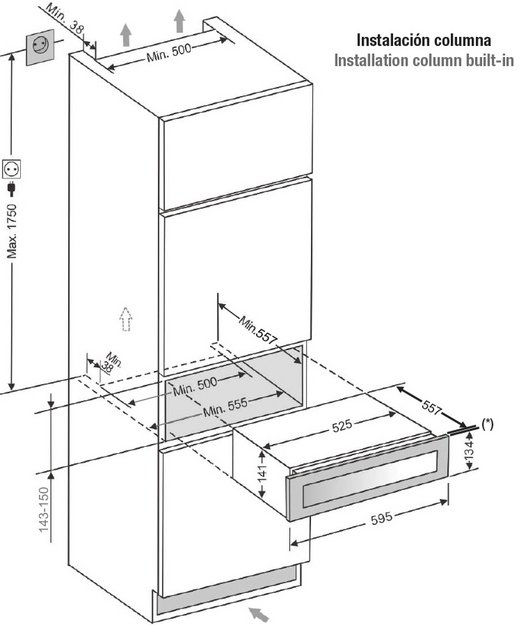 Встраиваемый винный шкаф Pando PVMC 15-5CR (preview 7)