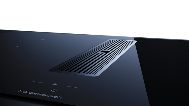 Индукционная варочная поверхность с вытяжкой Kuppersbusch KMI 9850.1 SR-S Copper (preview 5)