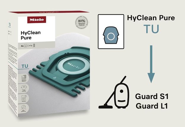 Комплект мешков-пылесборников Miele TU HyClean 3D (preview 2)