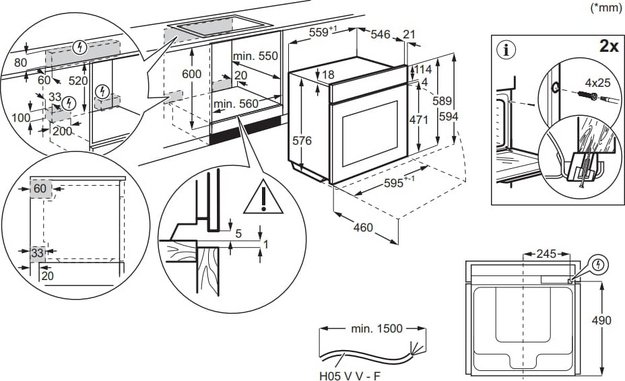 Духовой шкаф AEG OS6PB631AB (preview 7)