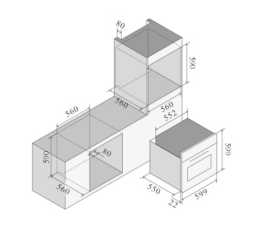 Духовой шкаф ILVE OV60SNE3/AWG (preview 2)