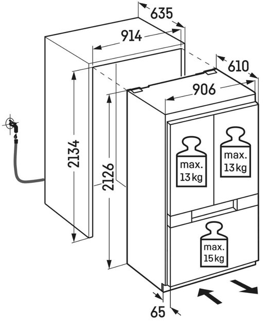 Встраиваемый холодильник Liebherr ECBNei 9972 BioFresh NoFrost (preview 12)
