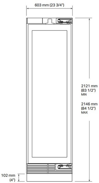 Встраиваемый винный шкаф Signature Kitchen Suite SKSCW243RP (фото 4) Встраиваемый винный шкаф Signature Kitchen Suite SKSCW243RP (preview 4)