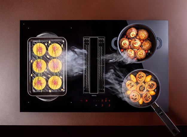 Варочная панель с вытяжкой Falmec ZERO 84 VETRO NERO (preview 5)