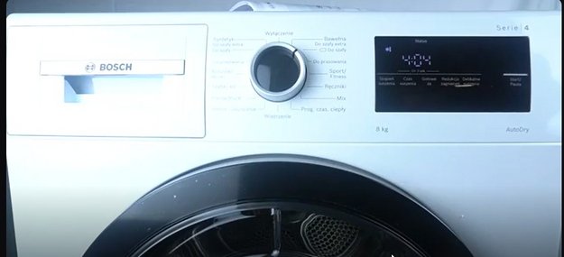Сушильная машина Bosch WQG1420XME (video 2)