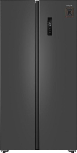 Отдельностоящий холодильник с инвертором Weissgauff WSBS 600 NoFrost Inverter Dark Grey (preview 1)