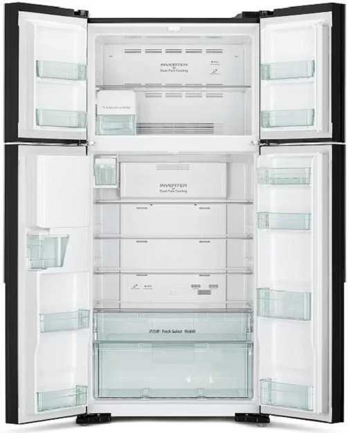 Холодильник Hitachi R-W 662 PU7X GBK (preview 4)