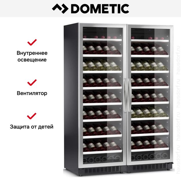 Винный шкаф Dometic C125G VinoView Double Classic (preview 6)