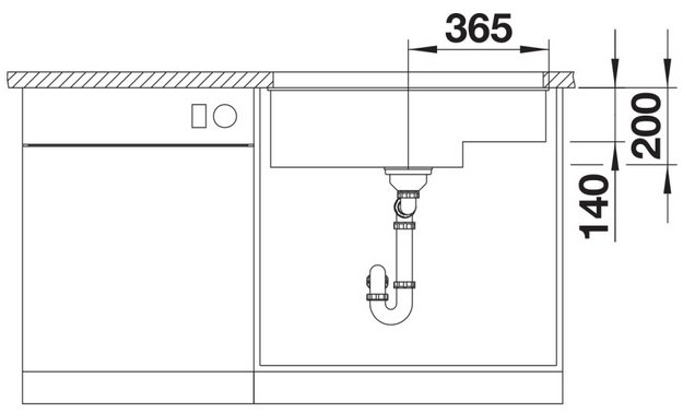 Мойка BLANCO SUBLINE 700-U Level Silgranit мягкий белый (фото 6) Мойка BLANCO SUBLINE 700-U Level Silgranit мягкий белый (preview 6)
