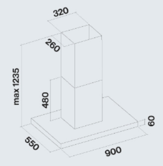 Вытяжка Falmec PLANE ISOLA WHITE 90 PLUS (фото 3) Вытяжка Falmec PLANE ISOLA WHITE 90 PLUS (preview 3)