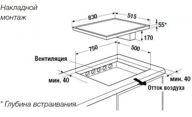 Индукционная варочная панель с вытяжкой Kuppersbusch KMI 8500.0 SR Stainless steel (preview 4)