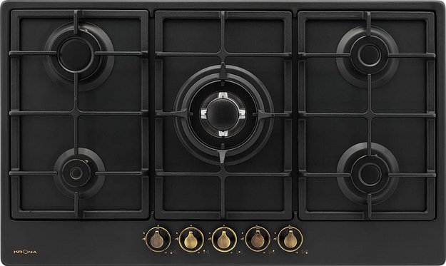Газовая варочная панель KRONA NOVANTA 90 AN с подставкой WOK (фото 1) Газовая варочная панель KRONA NOVANTA 90 AN с подставкой WOK (preview 1)