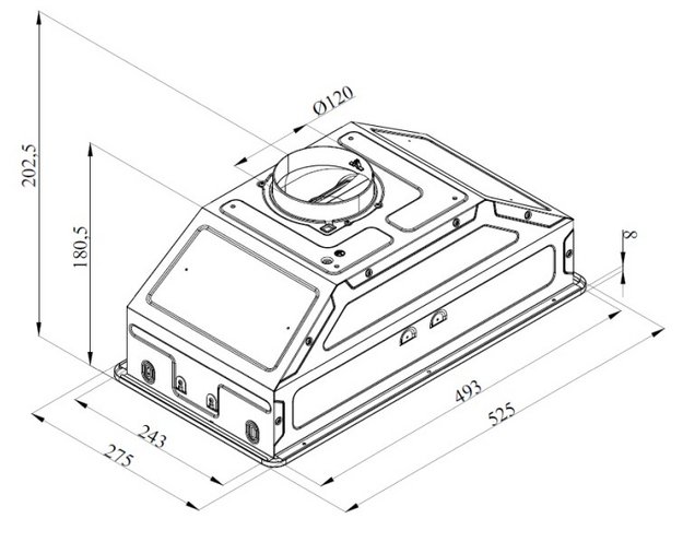 Встраиваемая вытяжка Zigmund Shtain K 356.51 S (preview 4)