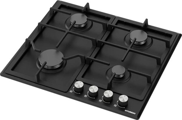 Газовая варочная панель Hyundai HHG 6432 BK (preview 2)