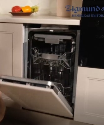 Посудомоечная машина Zigmund Shtain DW 119.4508 X (video 2)
