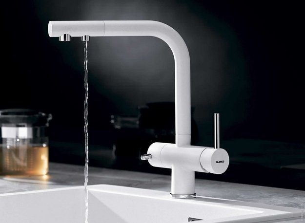 Смеситель Blanco FONTAS II 526943 Silgranit мягкий белый (preview 3)