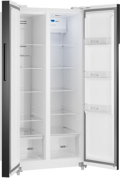 Отдельностоящий холодильник с инвертором Weissgauff WSBS 500 Inverter NoFrost White Glass (preview 6)