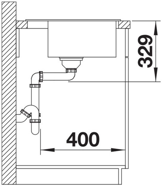 Мойка BLANCO LEGRA 6 Silgranit кофе (preview 7)