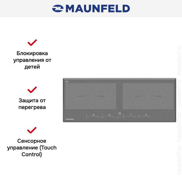 Индукционная варочная панель Maunfeld CVI904SFLLGR (preview 7)