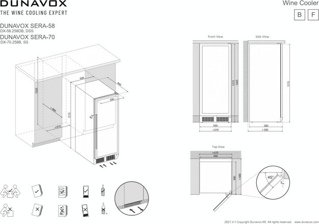 Винный шкаф Dunavox DX-58.258DC (preview 5)